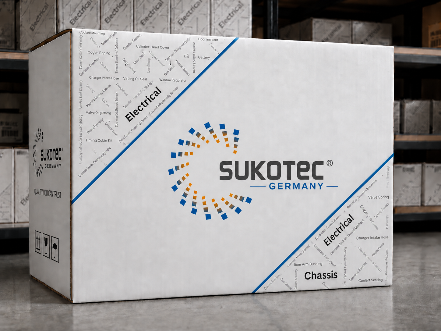 Empaque de repuestos SUKOTEC